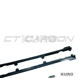 VOLKSWAGEN GOLF GTI/GTD MK7/7.5 2014-2020 gloss black progi boczne - TC STYLE