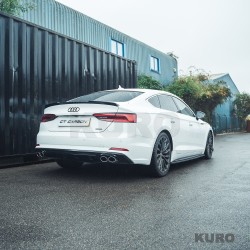 AUDI A5/S5 B9 2016-2019 gloss black dyfuzor - V1