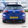 VOLKSWAGEN GOLF R MK7.5 2017-2020 gloss black dyfuzor z LED LIGHT