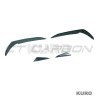 VOLKSWAGEN GOLF GTI/GTD MK7/7.5 2017-2020 gloss black zderzak przedni lotki
