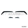 VOLKSWAGEN GOLF GTI/GTD MK7/7.5 2017-2020 gloss black zderzak przedni lotki