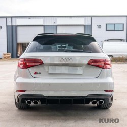 AUDI A3/S3 8V po liftingu sportback 5 DOOR gloss black dyfuzor - V1