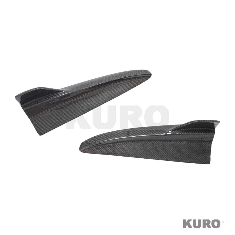 MERCEDES W205 C-CLASS & C63 2015-2018 carbon splitter CORNERS