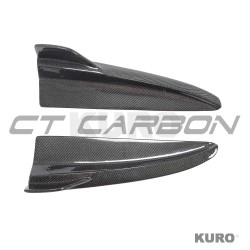 MERCEDES W205 C-CLASS & C63 2015-2018 carbon splitter CORNERS
