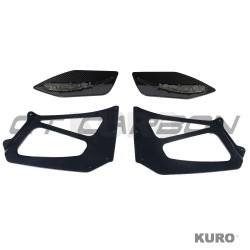 PORSCHE 911 GT2 RS/GT3 RS skrzydło RISERS - BLACK - CT DESIGN