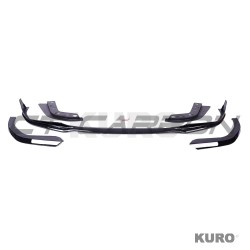 BMW G20 3 SERIES gloss black zestaw (SQUARE TIPS) - V3