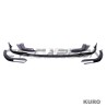 BMW G20 3 SERIES gloss black zestaw (SQUARE TIPS) - V3