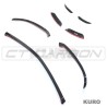 MERCEDES W177/V177 2018-2022 A-CLASS gloss black pakiet przodu