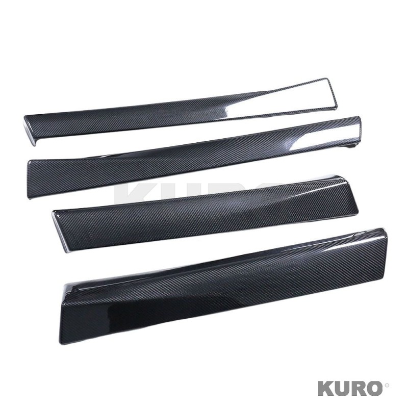 TESLA MODEL 3 2017-2023 carbon wnętrze DOOR PANEL listwa dodatek