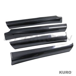 TESLA MODEL 3 2017-2023 carbon wnętrze DOOR PANEL listwa dodatek