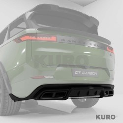 RANGE ROVER SPORT L461 2023+ carbon dyfuzor i TIPS - CT DESIGN