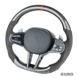 BMW GXX LCI carbon / ALCANTARA FLAT BOTTOM CUSTOM kierownica