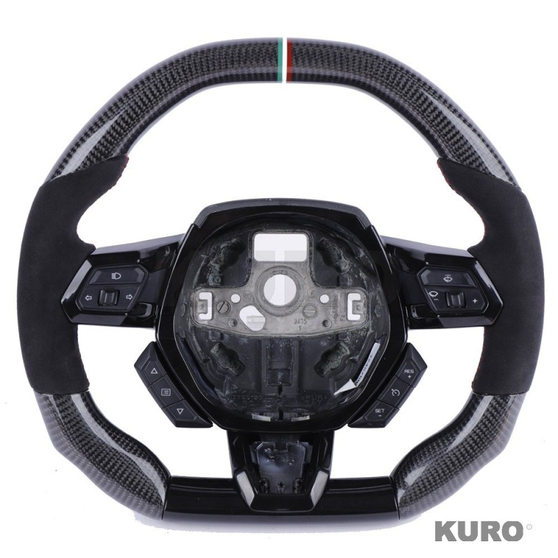 LAMBORGHINI HURACAN carbon / ALCANTARA FLAT TOP i BOTTOM CUSTOM kierownica