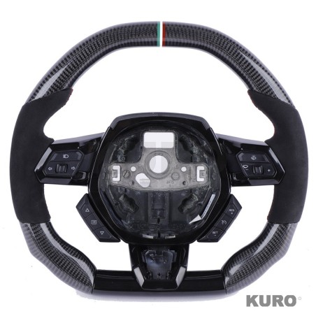 LAMBORGHINI HURACAN carbon / ALCANTARA FLAT TOP i BOTTOM CUSTOM kierownica