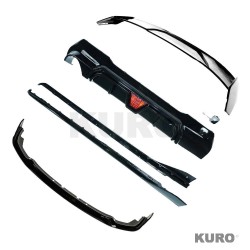 BMW F40 1 SERIES 2019-2024 (DUAL EXHAUST) gloss black zestaw - V3