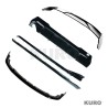 BMW F40 1 SERIES 2019-2024 (DUAL EXHAUST) gloss black zestaw - V2
