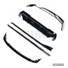 BMW F40 1 SERIES 2019-2024 (DUAL EXHAUST) gloss black zestaw - V1