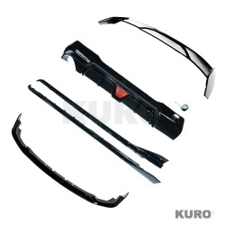 BMW F40 1 SERIES 2019-2024 (SINGLE EXHAUST) gloss black zestaw - V3