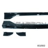 BMW F70 1 SERIES 2025+ gloss black progi boczne