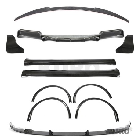 TESLA MODEL Y MK1 2020-2025 carbon pełny zestaw - V1