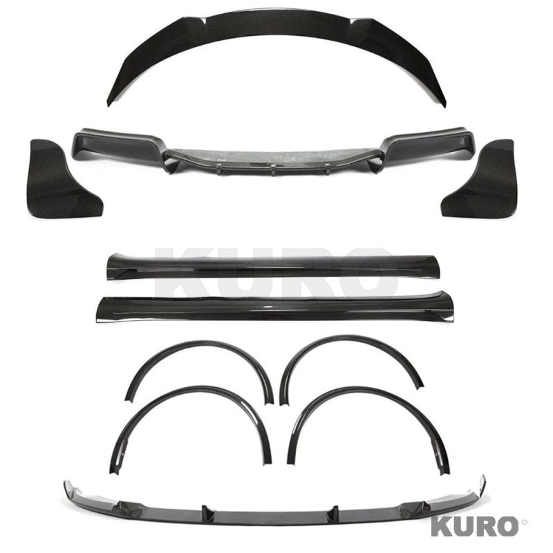 TESLA MODEL Y MK1 2020-2025 carbon pełny zestaw - V2