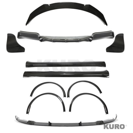 TESLA MODEL Y MK1 2020-2025 carbon pełny zestaw - V2