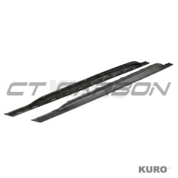 AUDI RS3 8Y 2022+ matowy carbon progi boczne - CT DESIGN V2
