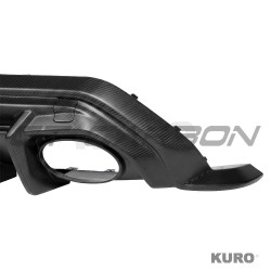 AUDI RS3 8Y sportback 2025+ matowy carbon dyfuzor tylny - V1 - CT DESIGN