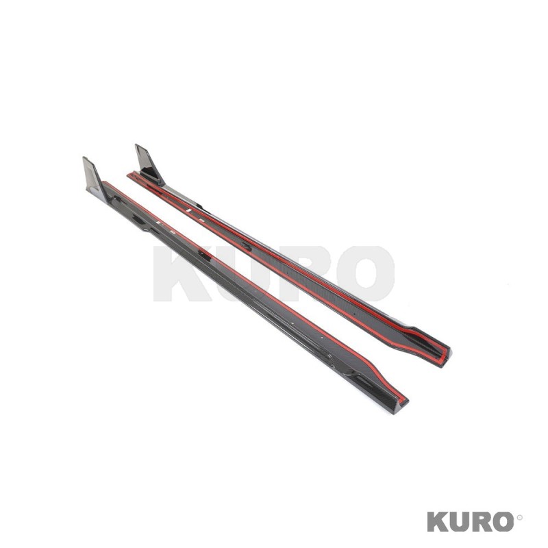BMW G87 M2 2023+ carbon progi boczne - V3