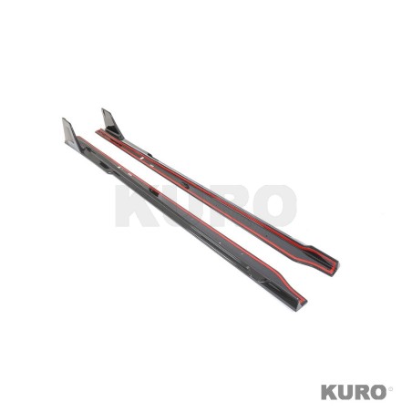 BMW G87 M2 2023+ carbon progi boczne - V3