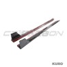 BMW G87 M2 2023+ carbon progi boczne - V3