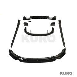 BMW X3 G01 2017-2020 FULL gloss black zestaw z TIPS