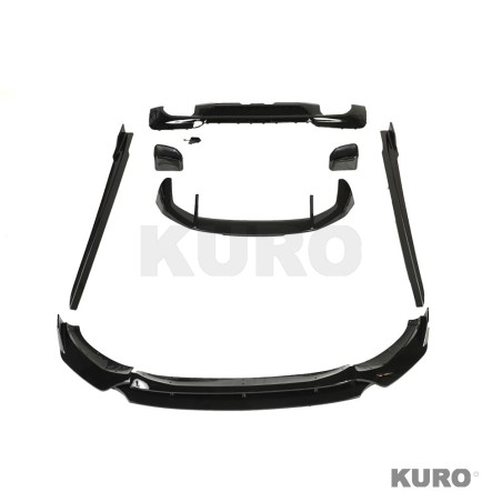 BMW X3 G01 2017-2020 FULL gloss black zestaw z TIPS
