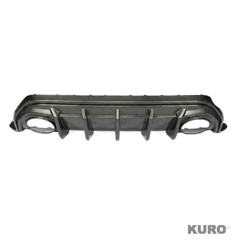 AUDI RS3 8Y 2025+ sedan matowy carbon dyfuzor - V1 - CT DESIGN