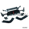 BMW 3 SERIES G20/G21 gloss black LCI dyfuzor (ROUND TIPS)