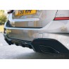 BMW G20/G21 3 SERIES 2019-2022 PRE LCI gloss black dyfuzor (SQUARE TIPS)