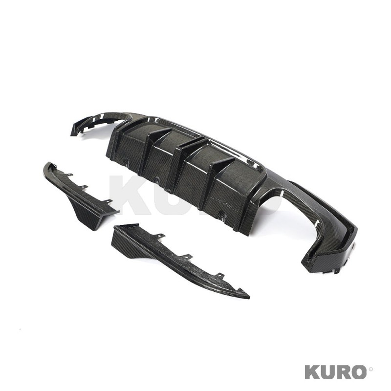 BMW G22/G23 4 SERIES 2020-2024 PRE-LCI QUAD TIP carbon dyfuzor - V2