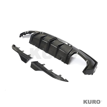 BMW G22/G23 4 SERIES 2020-2024 PRE-LCI QUAD TIP carbon dyfuzor - V2