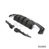 BMW G22/G23 4 SERIES 2020-2024 PRE-LCI QUAD TIP carbon dyfuzor - V2