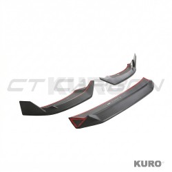 AUDI RSQ8 2020-2025 matowy carbon splitter przedni - CT DESIGN