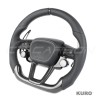 AUDI RSQ8 LEATHER / carbon z SWITCHES FLAT BOTTOM CUSTOM kierownica