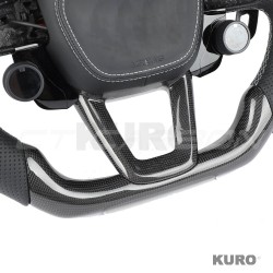 AUDI RSQ8 LEATHER / carbon z SWITCHES FLAT BOTTOM CUSTOM kierownica