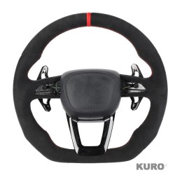 AUDI RSQ8 FULL ALCANTARA FLAT BOTTOM CUSTOM kierownica