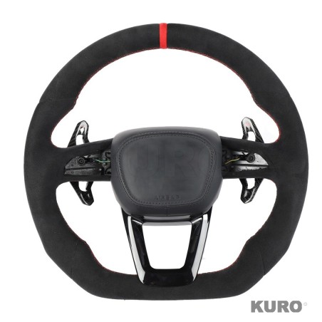 AUDI RSQ8 FULL ALCANTARA FLAT BOTTOM CUSTOM kierownica