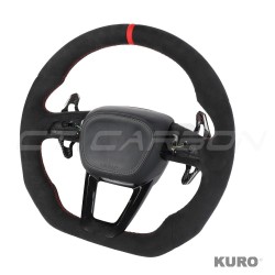 AUDI RSQ8 FULL ALCANTARA FLAT BOTTOM CUSTOM kierownica
