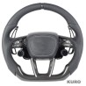 AUDI RSQ8 PERFORATED LEATHER / carbon FLAT BOTTOM CUSTOM kierownica