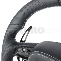 AUDI RSQ8 PERFORATED LEATHER / carbon FLAT BOTTOM CUSTOM kierownica