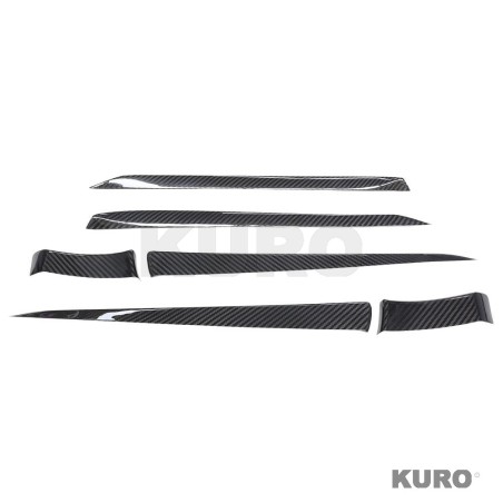 TESLA MODEL S 2021+ po liftingu carbon DOOR listwa dodatek