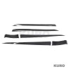 TESLA MODEL S 2021+ po liftingu carbon DOOR listwa dodatek