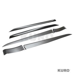 TESLA MODEL S 2021+ po liftingu matowy carbon DOOR listwa dodatek